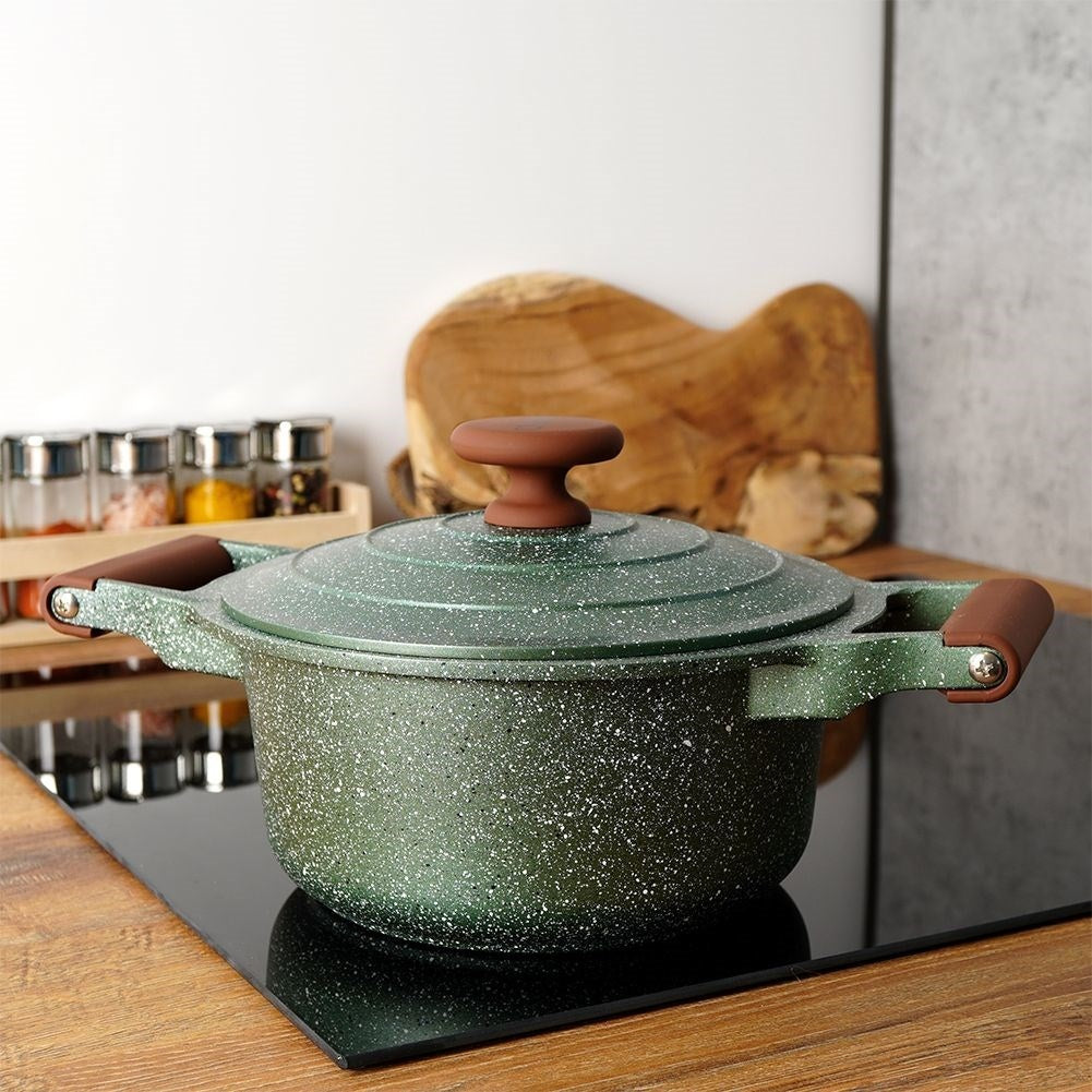 Pot with Five-layer Non-Stick Granite coating