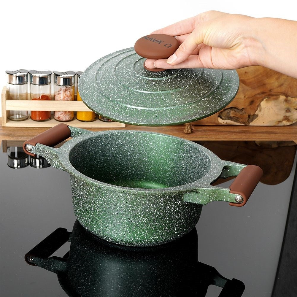 Pot with Five-layer Non-Stick Granite coating
