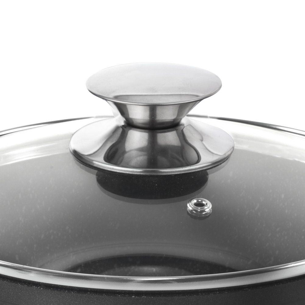 Pot with Non-Stick and Steam Release for Induction Hobs