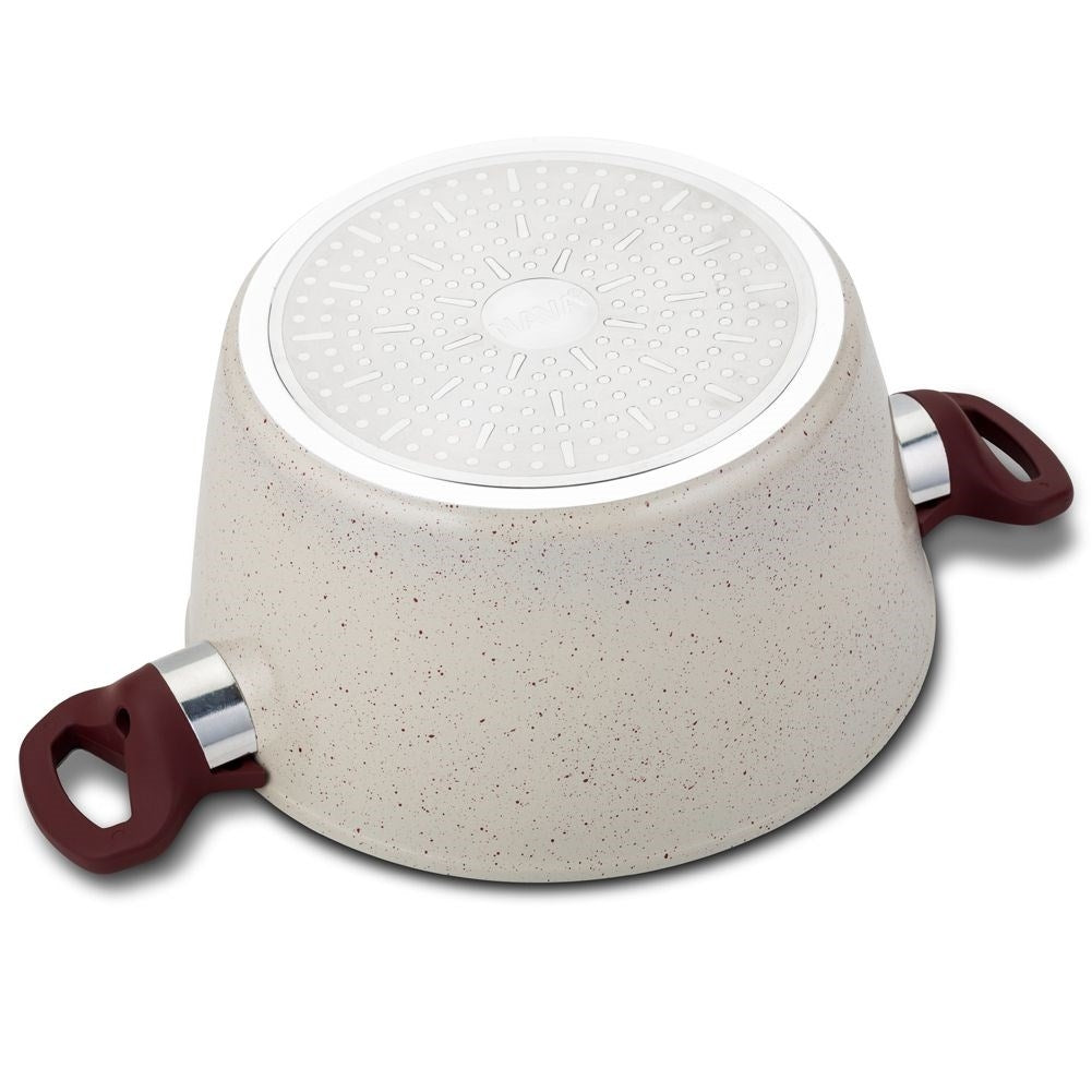 Pot with Three-layer Non-stick Ceramic Granite coating