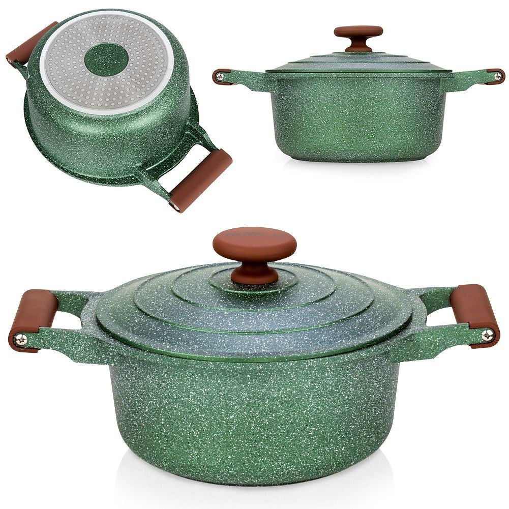 Pot with non-stick granite coating, 4.4L, for all stoves