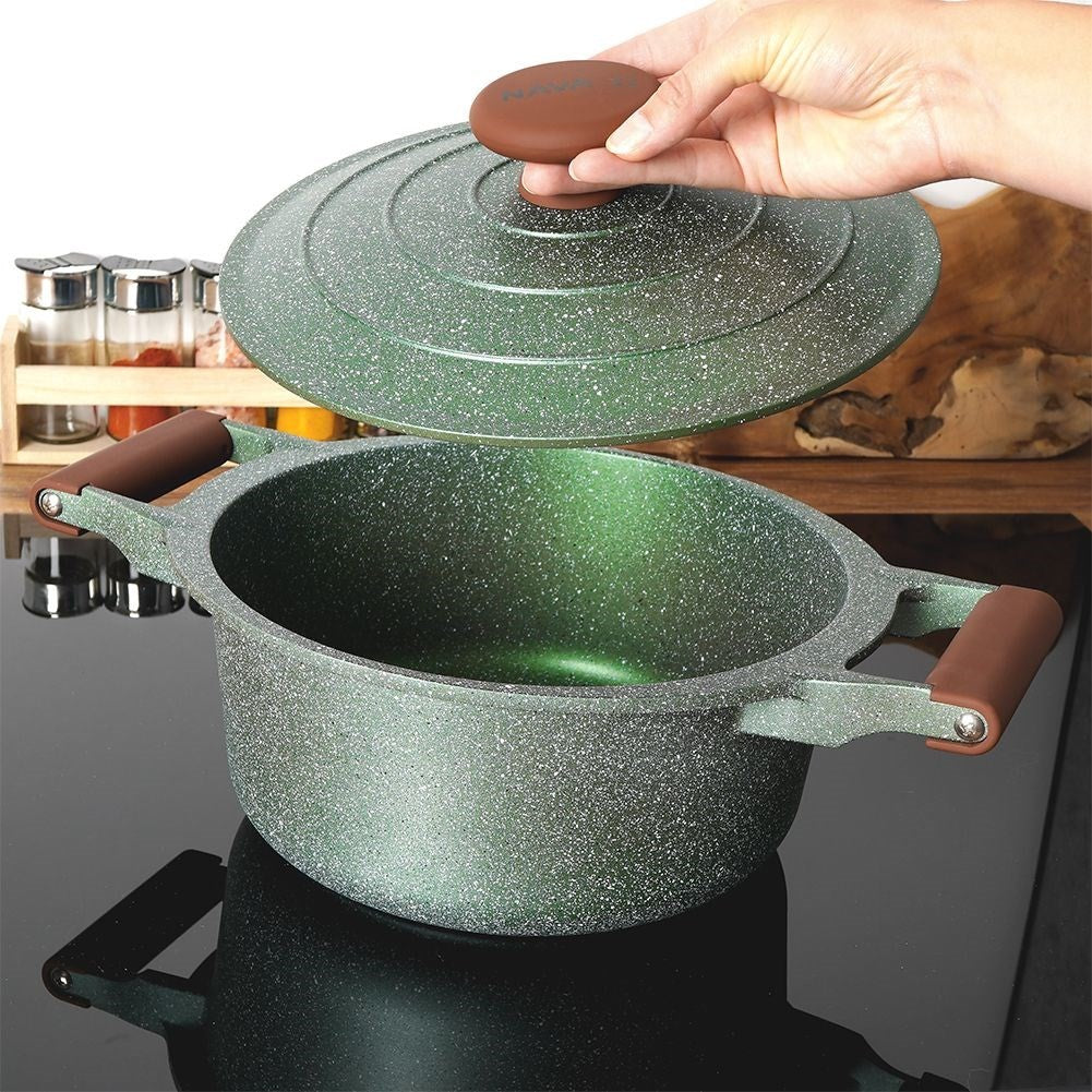 Pot with non-stick granite coating, 4.4L, for all stoves