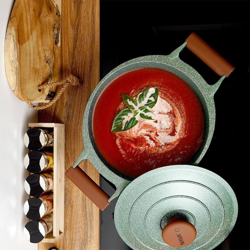 Pot with non-stick granite coating, 4.4L, for all stoves