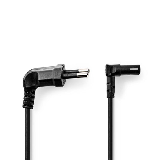 Power Cable, Euro Male to IEC-320-C7, 3m, Black