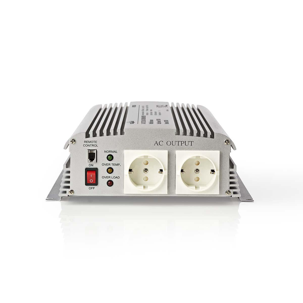Power Inverter 1700W, 24V DC to 230V AC, Type F