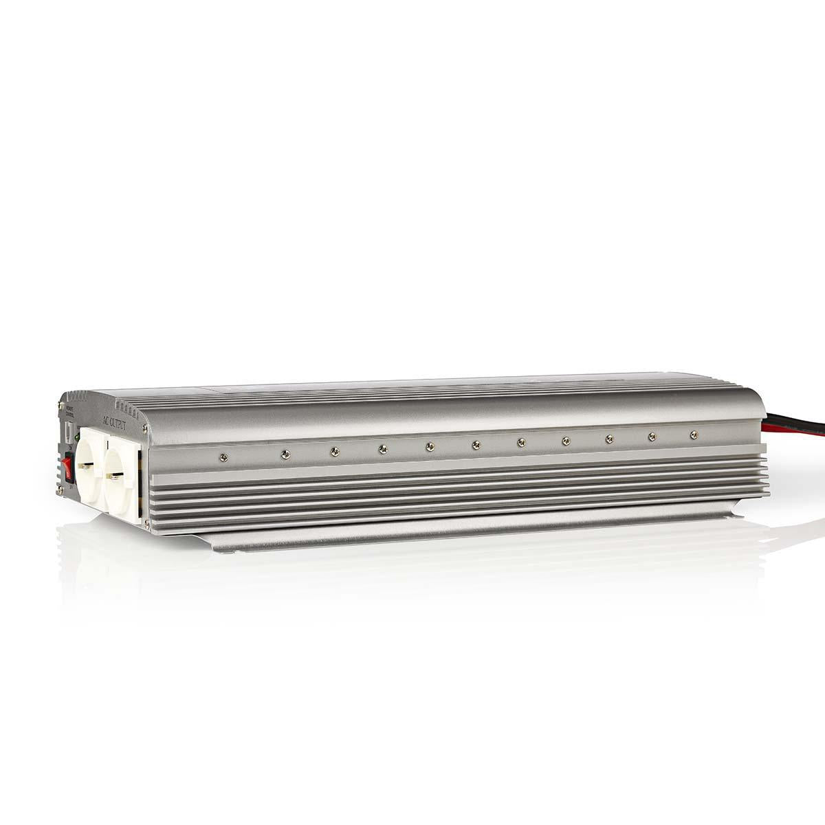 Power Inverter 24V DC to 230V AC, 1700W, Type F Plug