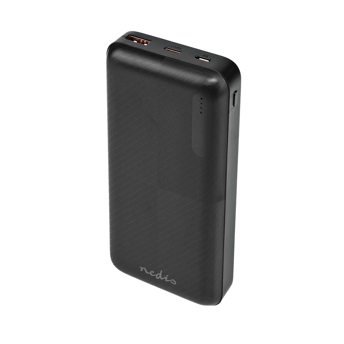 Power bank | 20000 mAh | 1.5 / 2.0 / 3.0 A | Number of outputs: 2 | Output connection: 1x USB-A / 1x USB-C™ | Input connection: 1x Micro USB / 1x USB-C™ | PD2.0 18W | Lithium polymer
