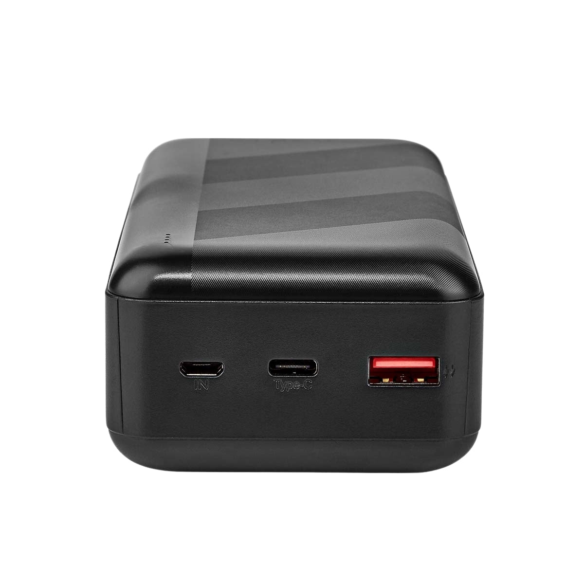 Power bank | 30000 mAh | 1.5 / 2.0 / 3.0 A | Number of outputs: 2 | Output connection: 1x USB-A / 1x USB-C™ | Input connection: 1x Micro USB / 1x USB-C™ | PD3.0 20W | Lithium polymer