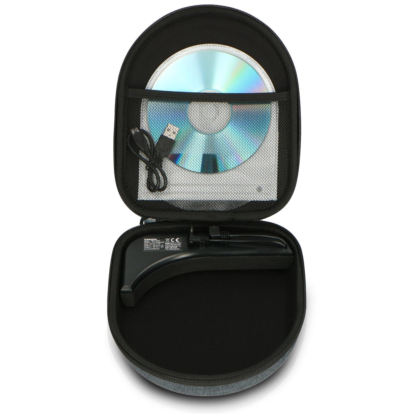 Powerbank Case for Discman, 5000mAh, Grey