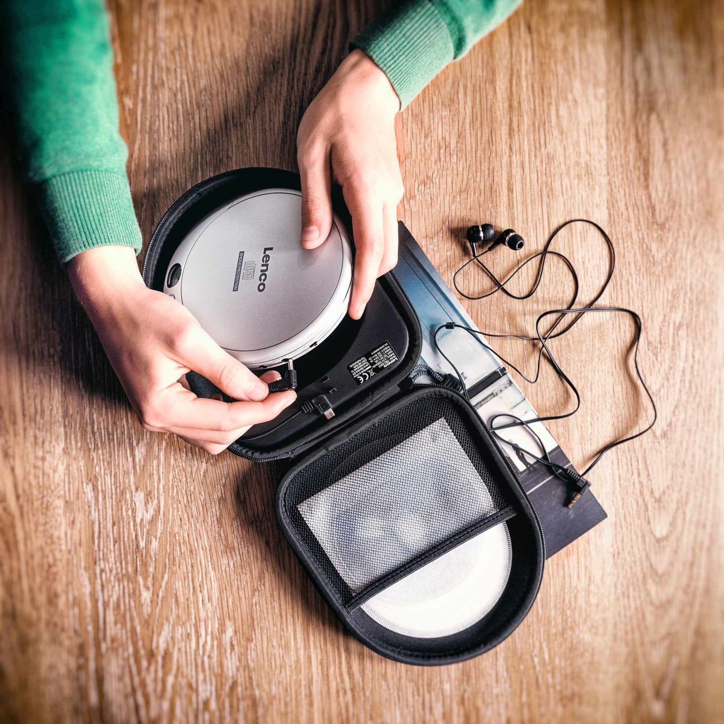 Powerbank Case for Discman, 5000mAh, Grey