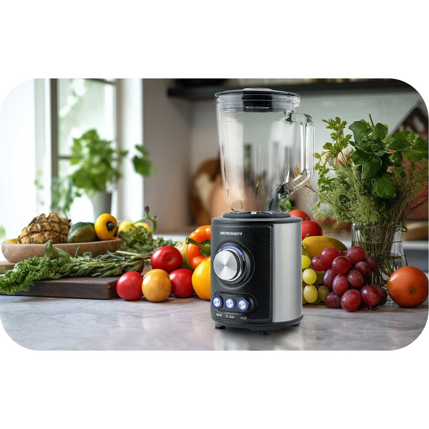Powerful Blender 800W Berdsen BD-751, Black