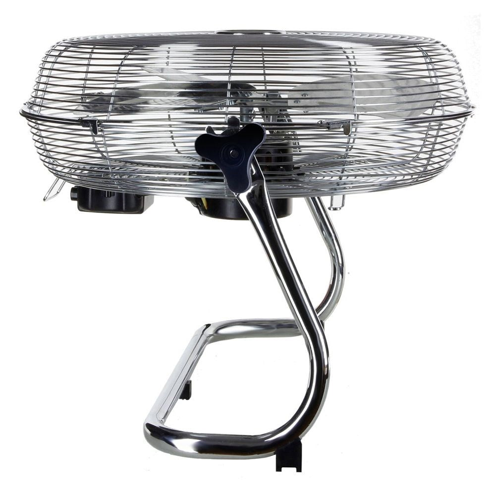 Powerful metal floor fan with 3 speeds, 110W cooling capacity