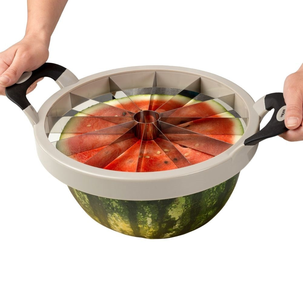Powerful slicer for easy watermelon slicing