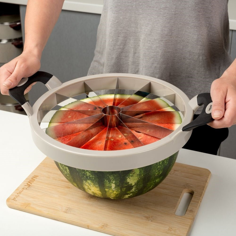 Powerful slicer for easy watermelon slicing
