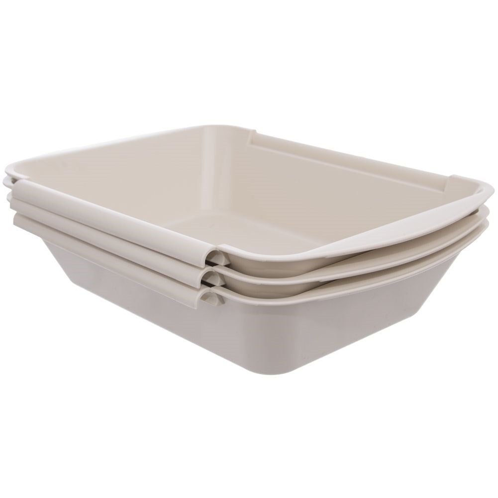 Practical 1.5L containers for breading meat, fish & vegetables