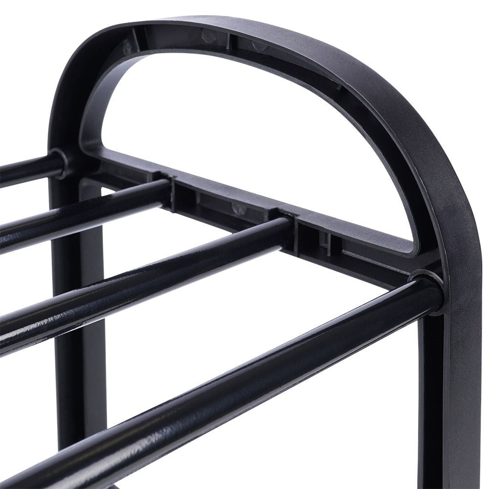 Practical 4-level shoe shelf for 8-12 pairs of shoes