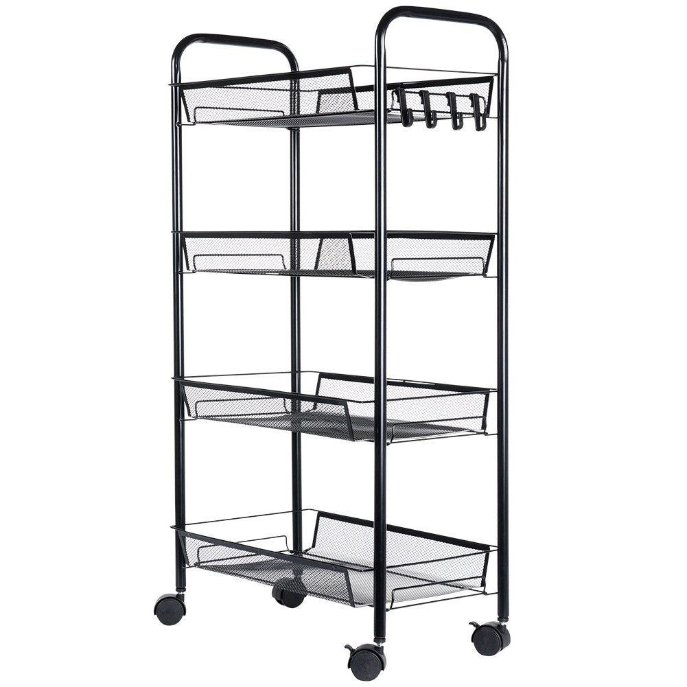 Practical 4-storey trolley on wheels