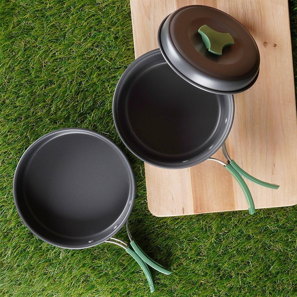 Practical Camping Kitchen Set in Aluminum for Adventure