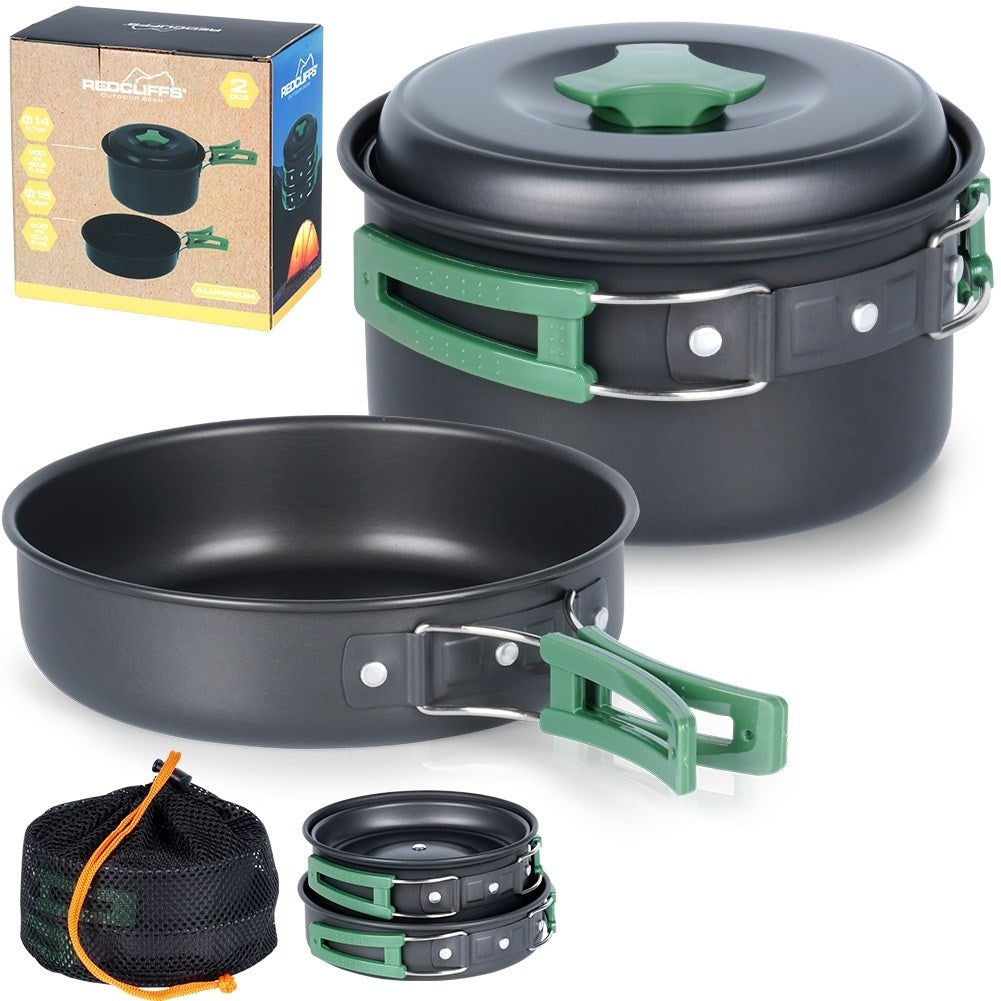Practical Camping Kitchen Set in Aluminum for Adventure