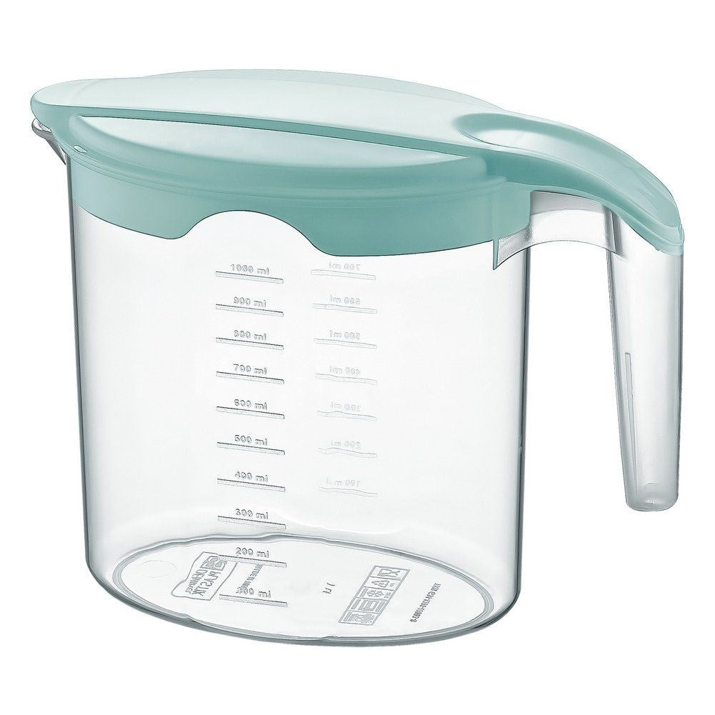 Practical Carafe with Lid, Spout and Measuring Scale for Drinks