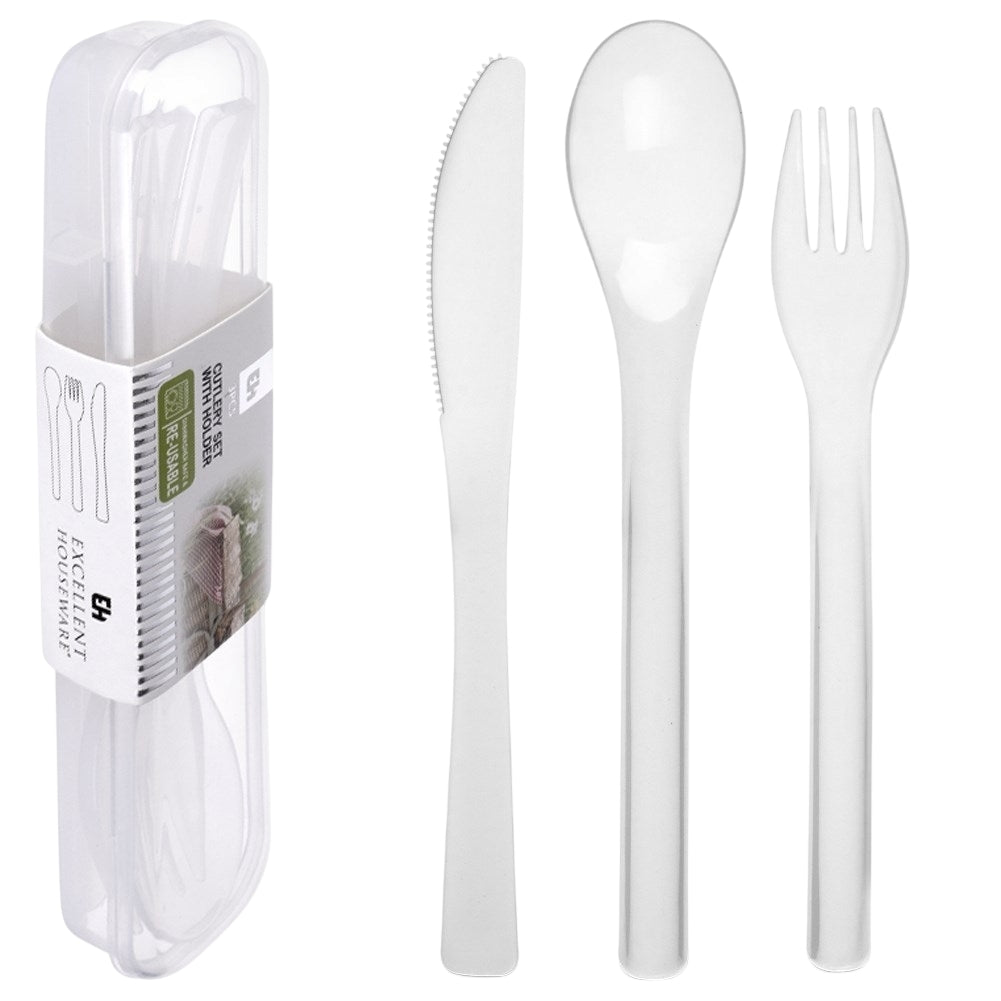 Practical Cutlery Set for Camping and Travel
