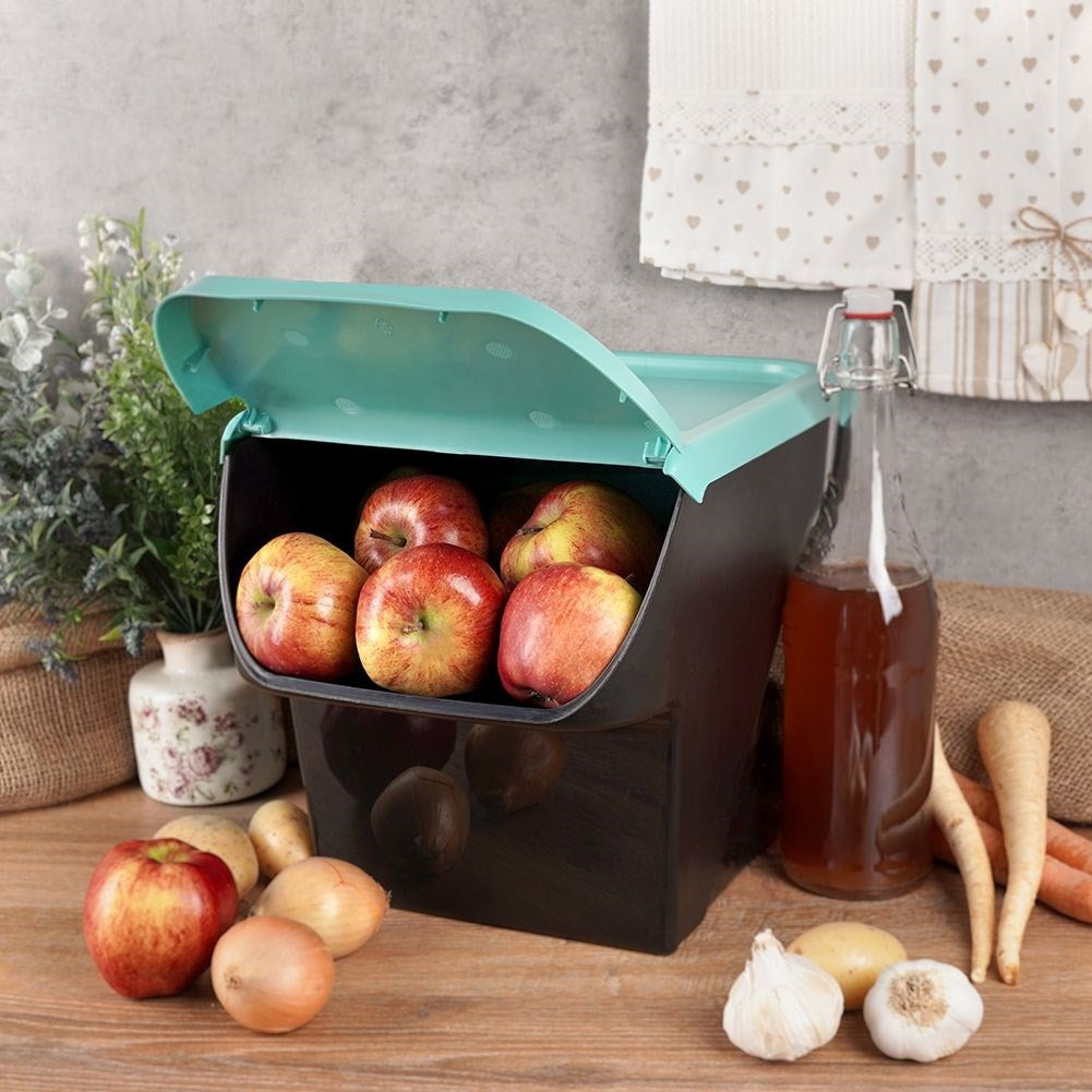 Practical Fruit and Vegetable Container with Removable Lid