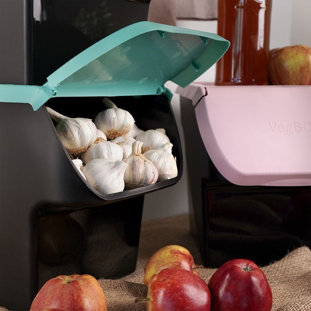 Practical Fruit and Vegetable Container with Removable Lid
