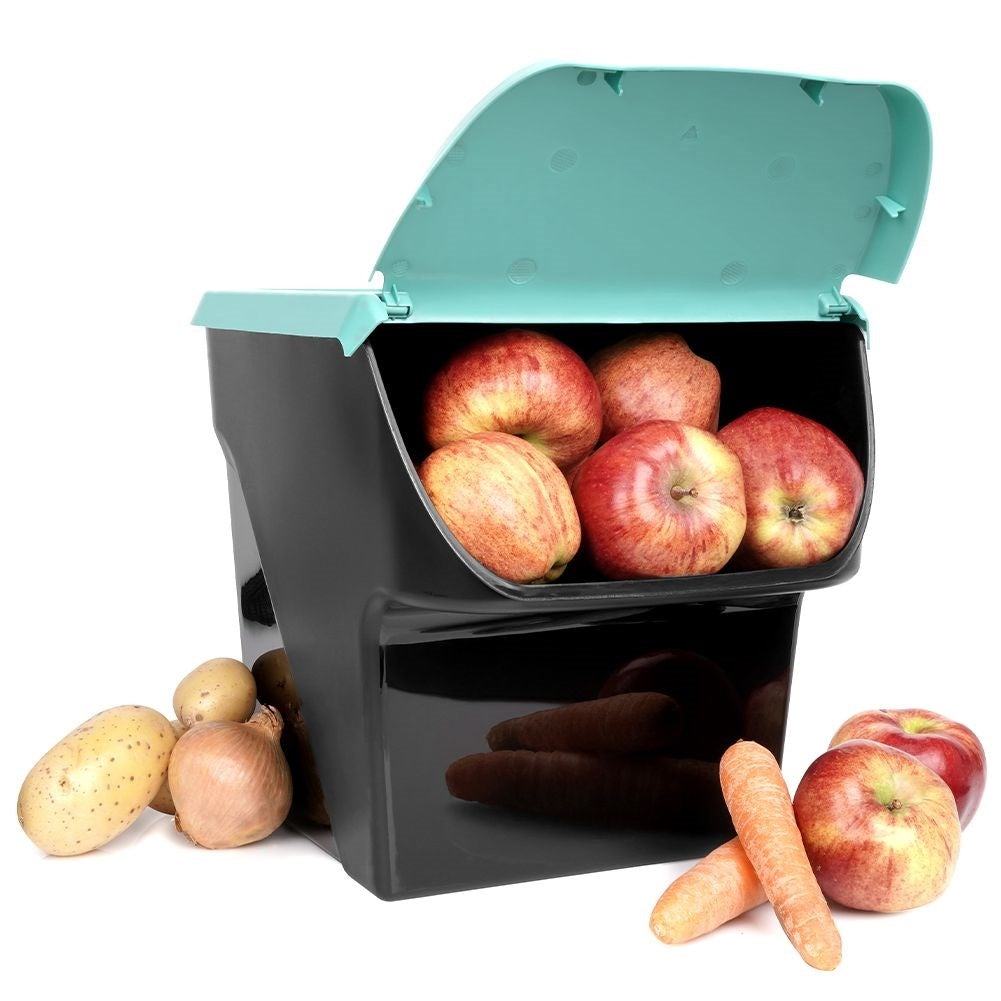 Practical Fruit and Vegetable Container with Removable Lid