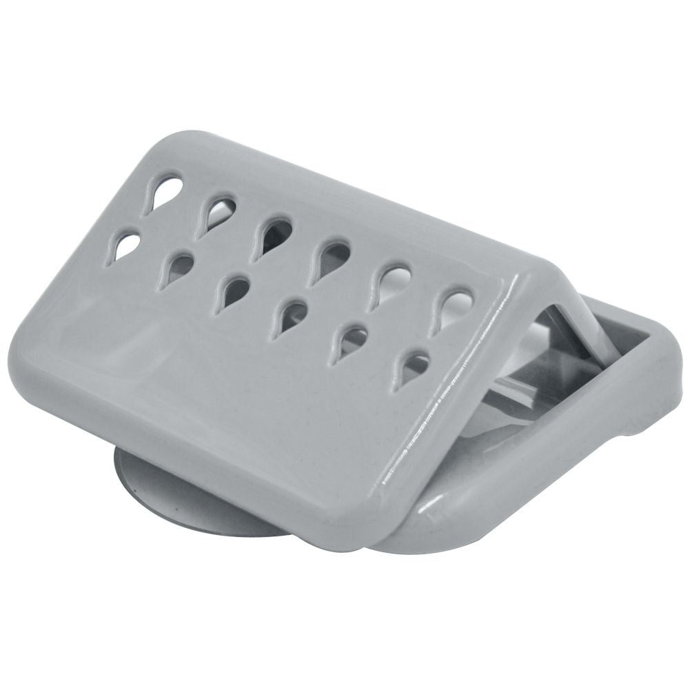 Practical Gray Dishwashing Sponge Holder with Suction Cup