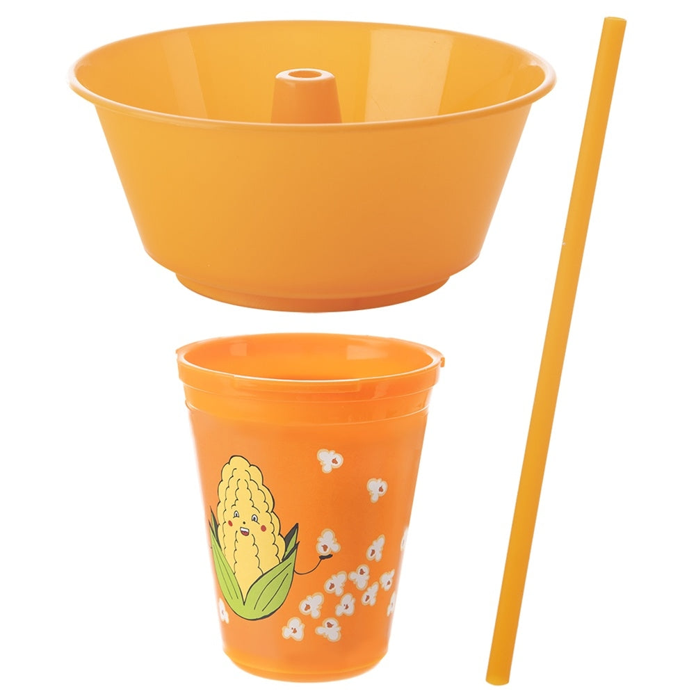 Practical Mug with Popcorn Bowl for Movie Nights