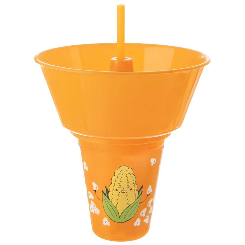 Practical Mug with Popcorn Bowl for Movie Nights