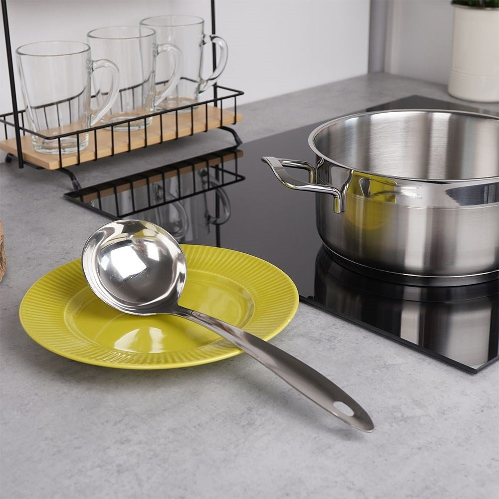 Practical Scoop in Stainless Steel with Suspension