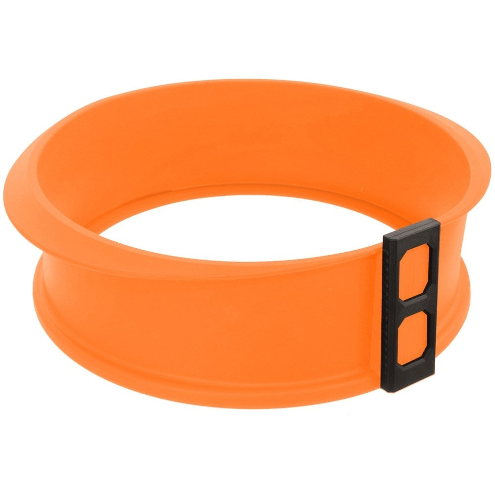 Practical Silicone Form with Glass Bottom for Easy Serving
