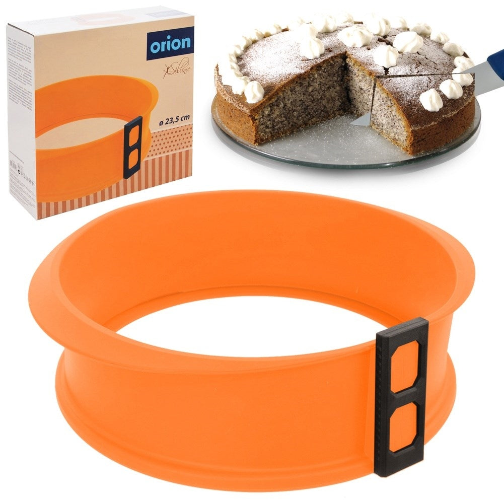 Practical Silicone Form with Glass Bottom for Easy Serving