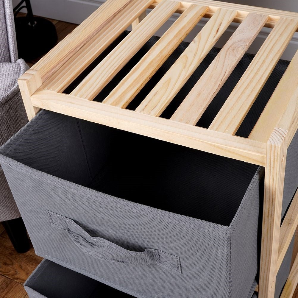 Practical Storage Cabinet with Two Spacious Drawers
