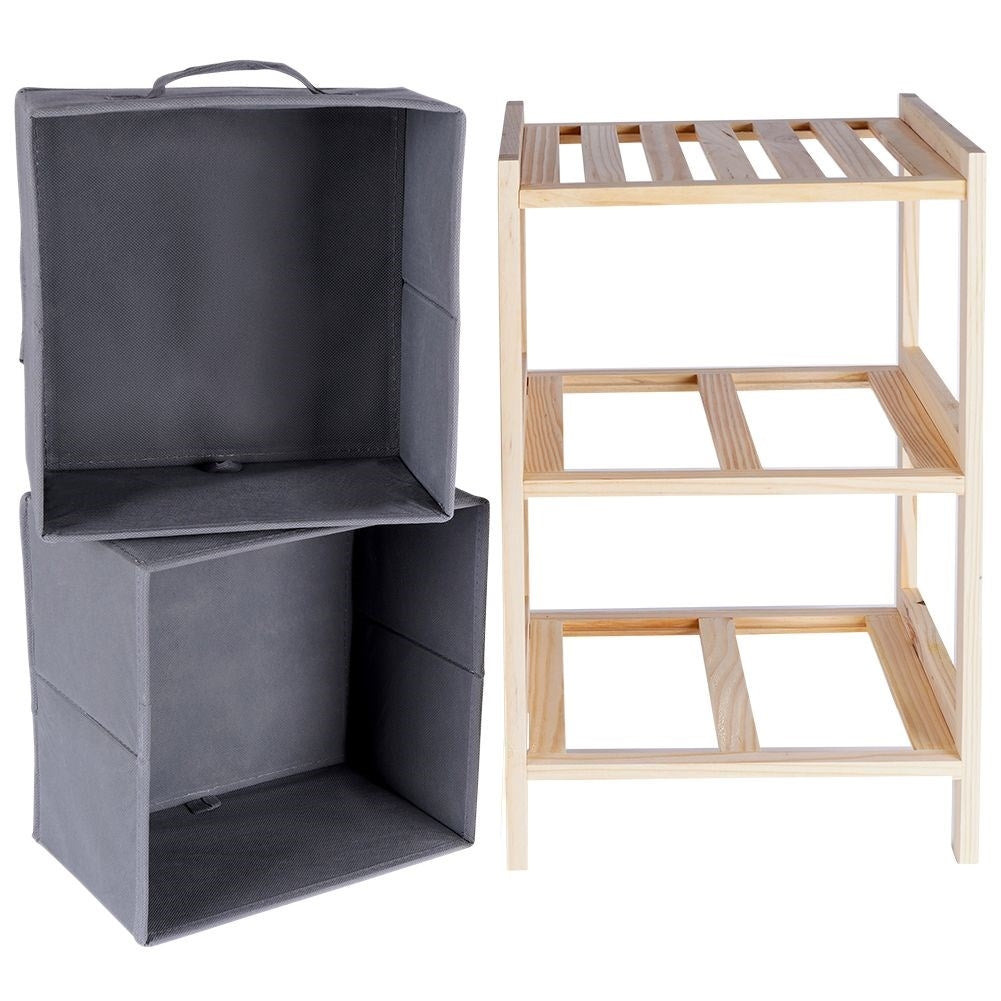 Practical Storage Cabinet with Two Spacious Drawers