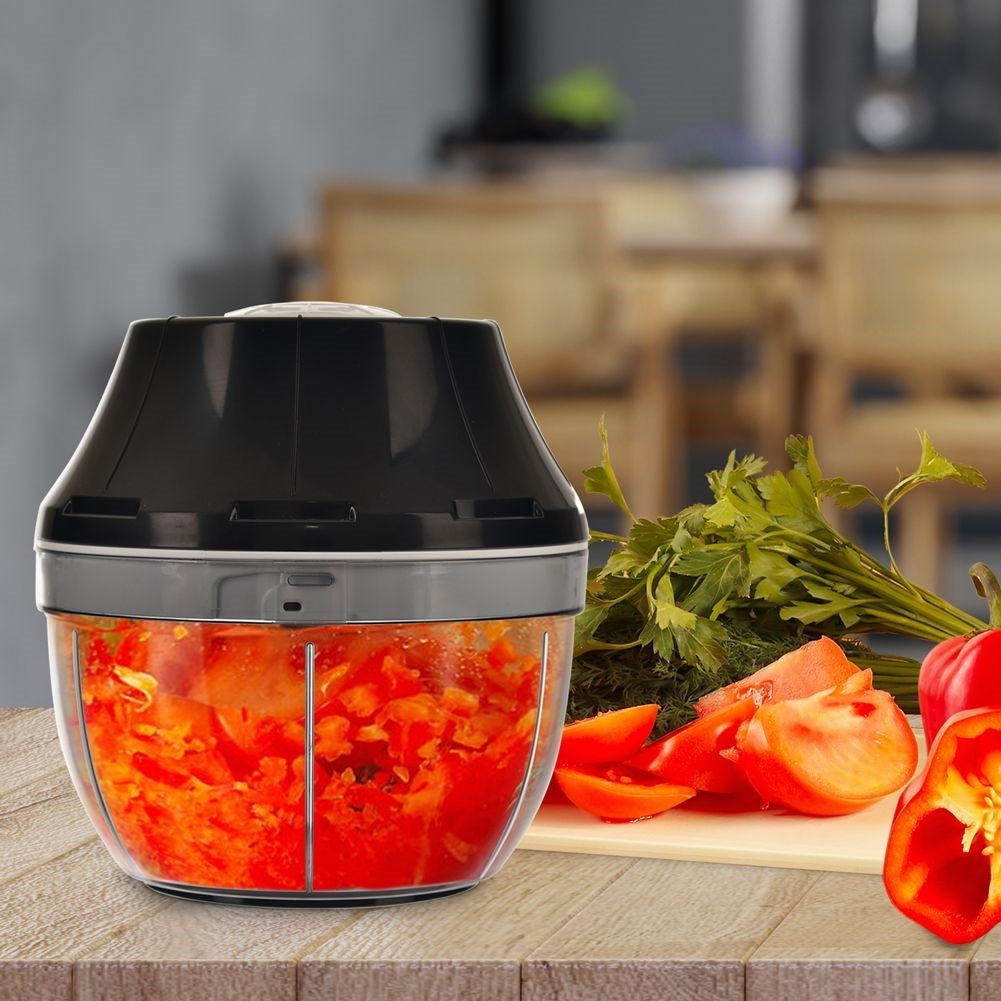Practical Vegetable Chopper with Non-Slip Base - No Electricity Needed