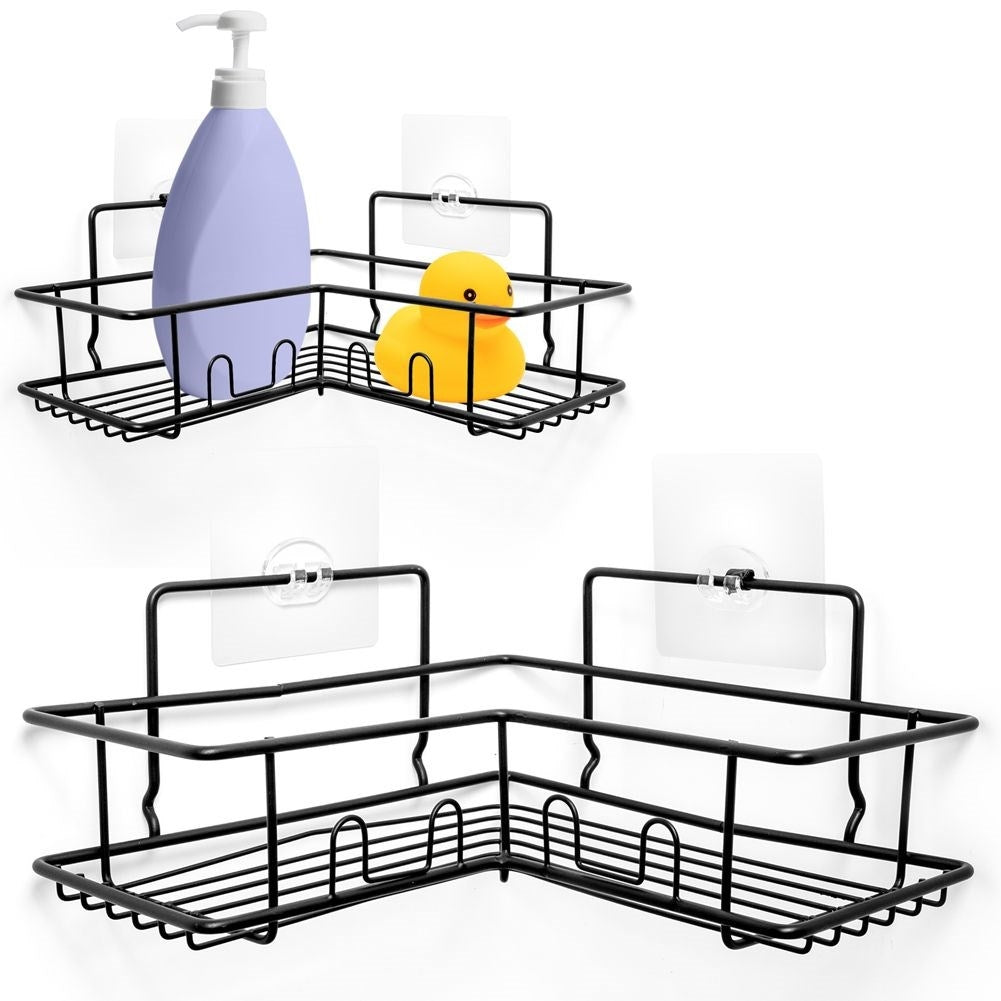Practical and strong self-adhesive shower shelf