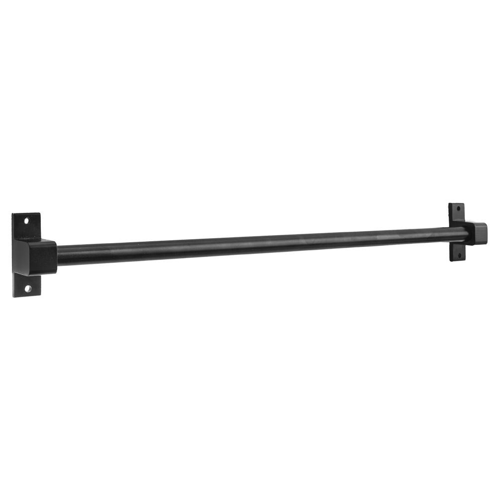 Practical black aluminum kitchen utensil hanger
