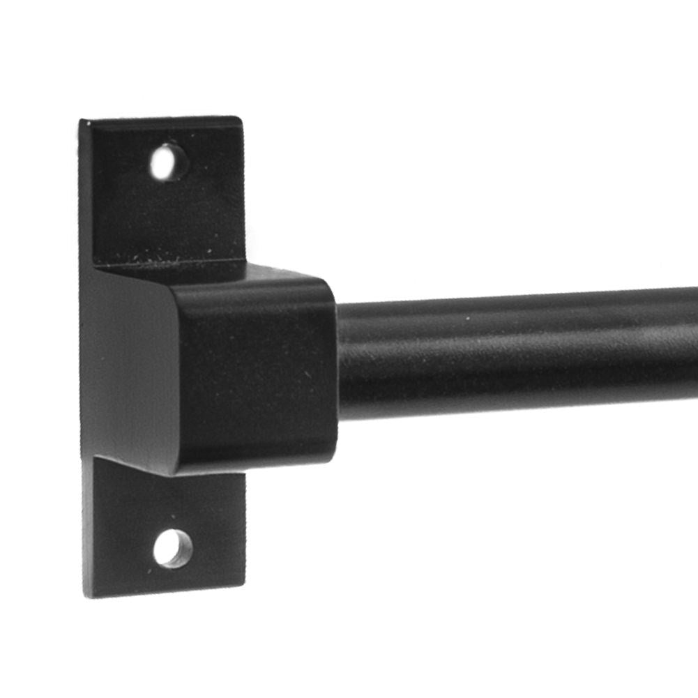 Practical black aluminum kitchen utensil hanger