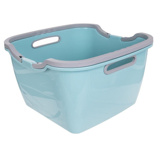 Practical bowl with folding handles for washing and dishwashing