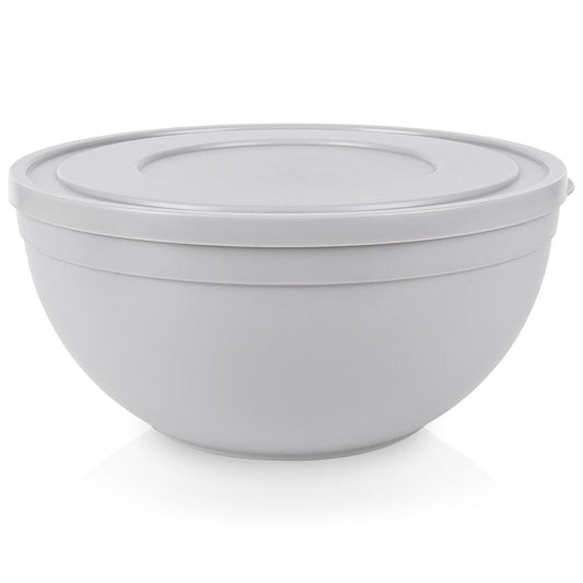 Practical bowl with tight-fitting lid for kitchen needs