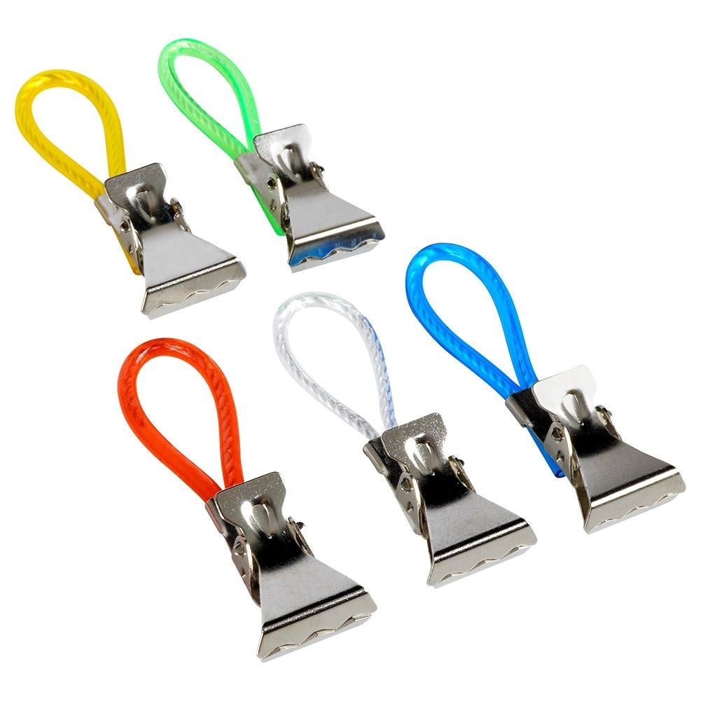 Practical clips for towels and dishcloths - 5-pack