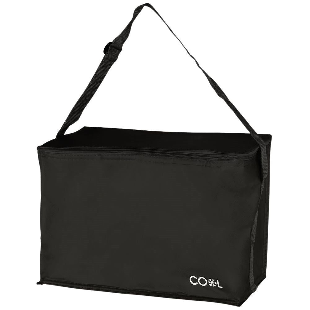 Practical cooler bag 10L with zipper and adjustable handle