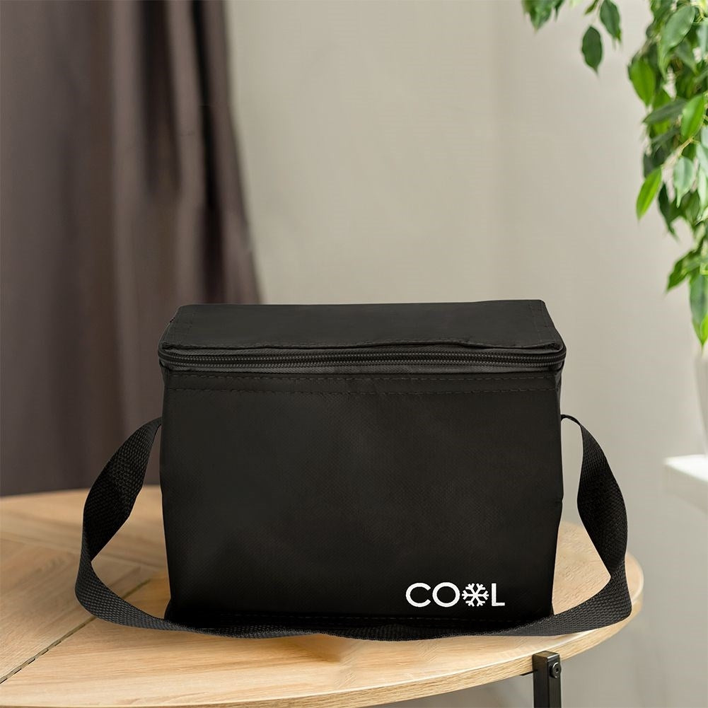 Practical cooler bag 10L with zipper and adjustable handle