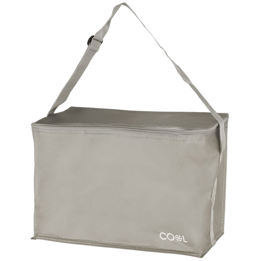 Practical cooler bag 10L with zipper and carrying handle
