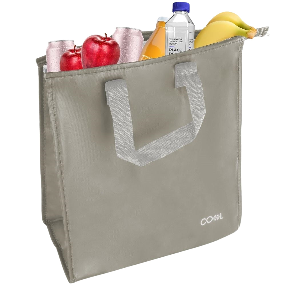Practical cooler bag 20L with zipper and comfortable handles