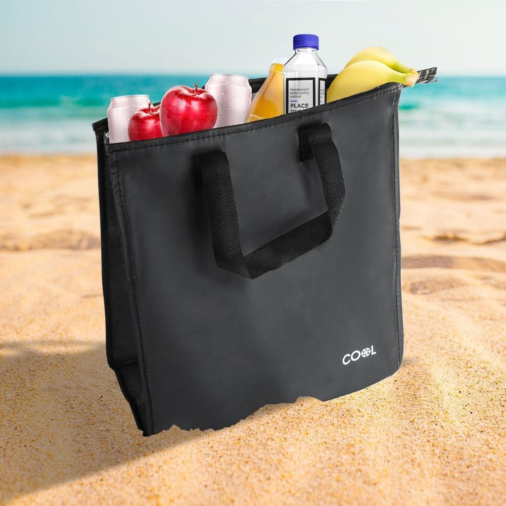 Practical cooler bag 20L with zipper and handle