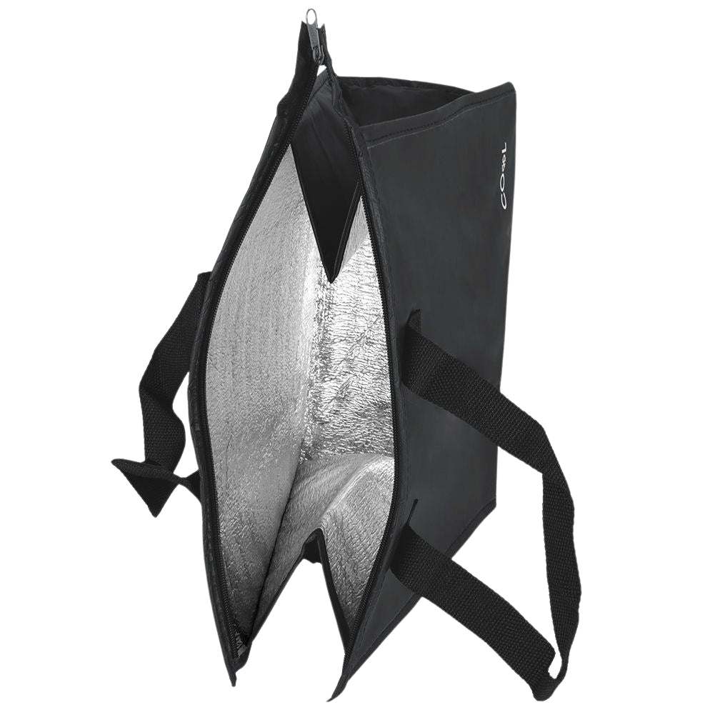 Practical cooler bag 20L with zipper and handle