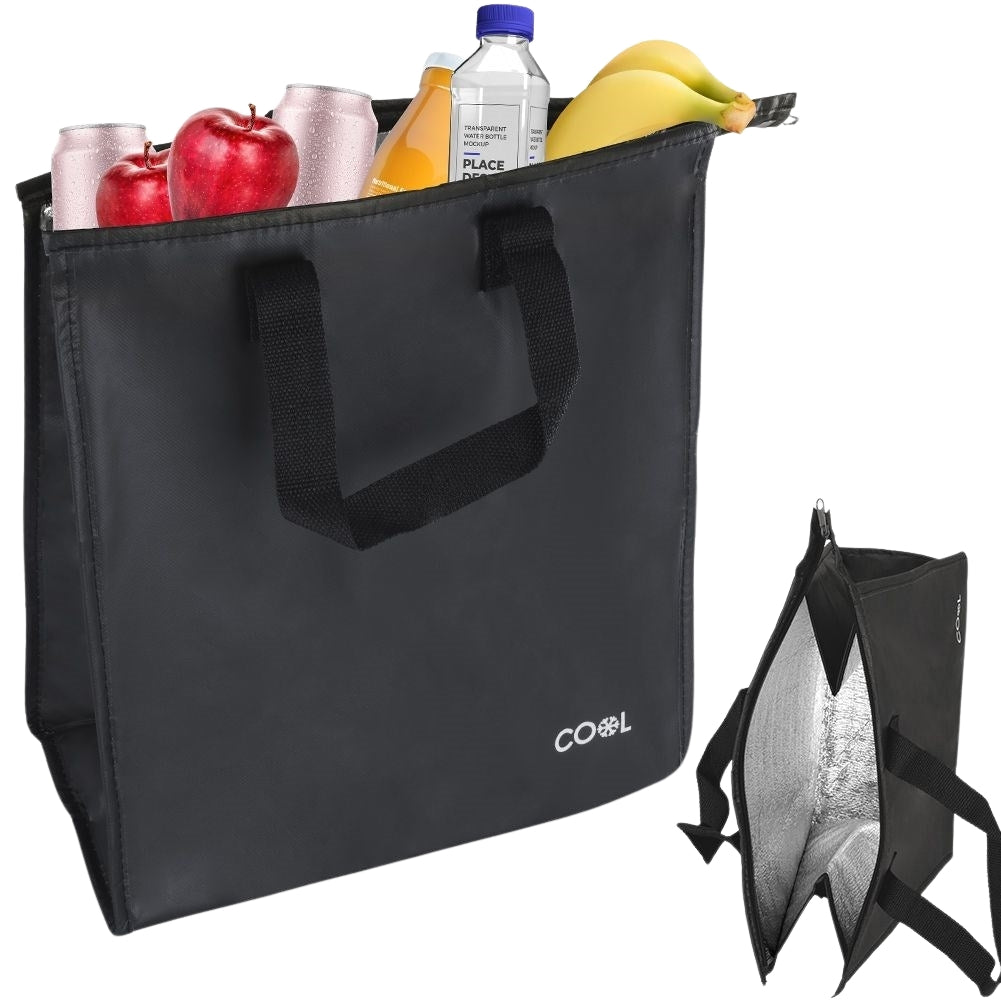 Practical cooler bag 20L with zipper and handle